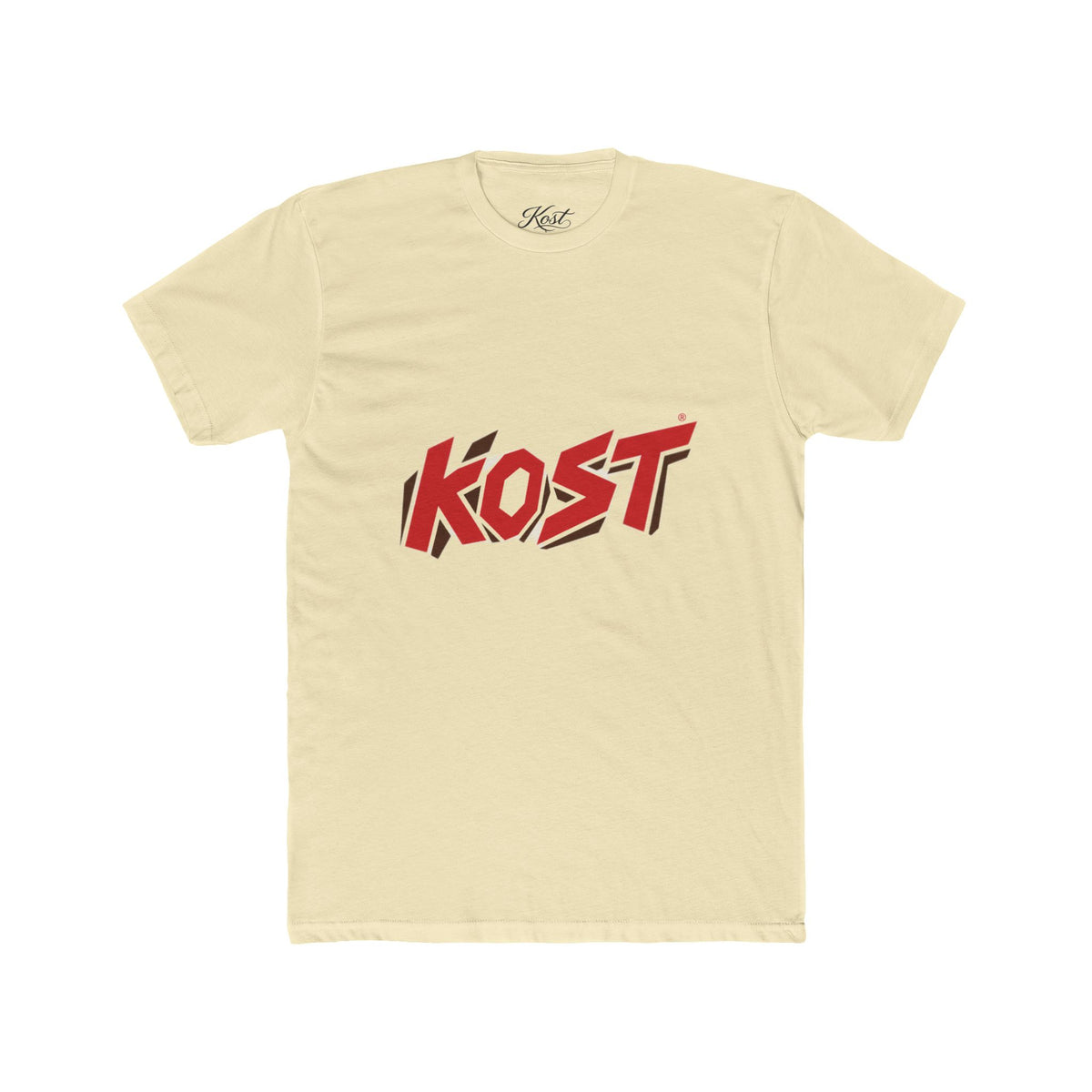 KOST Retro Logo T‑Shirt — Bold Red Graphic Tee