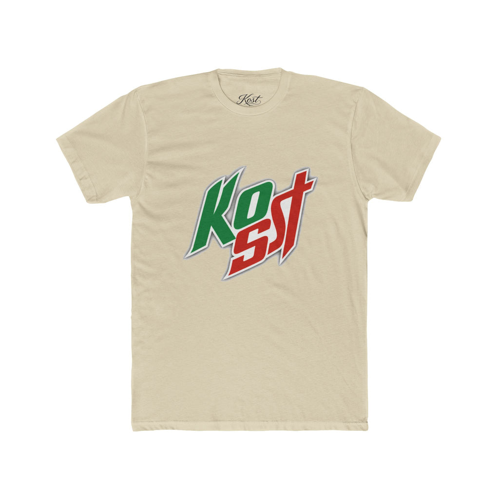 Kost Logo Tee — Retro Green & Red Graphic T-Shirt