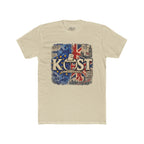 KOST Retro British-Inspired Graphic Tee — Vintage Union Jack Radio Design