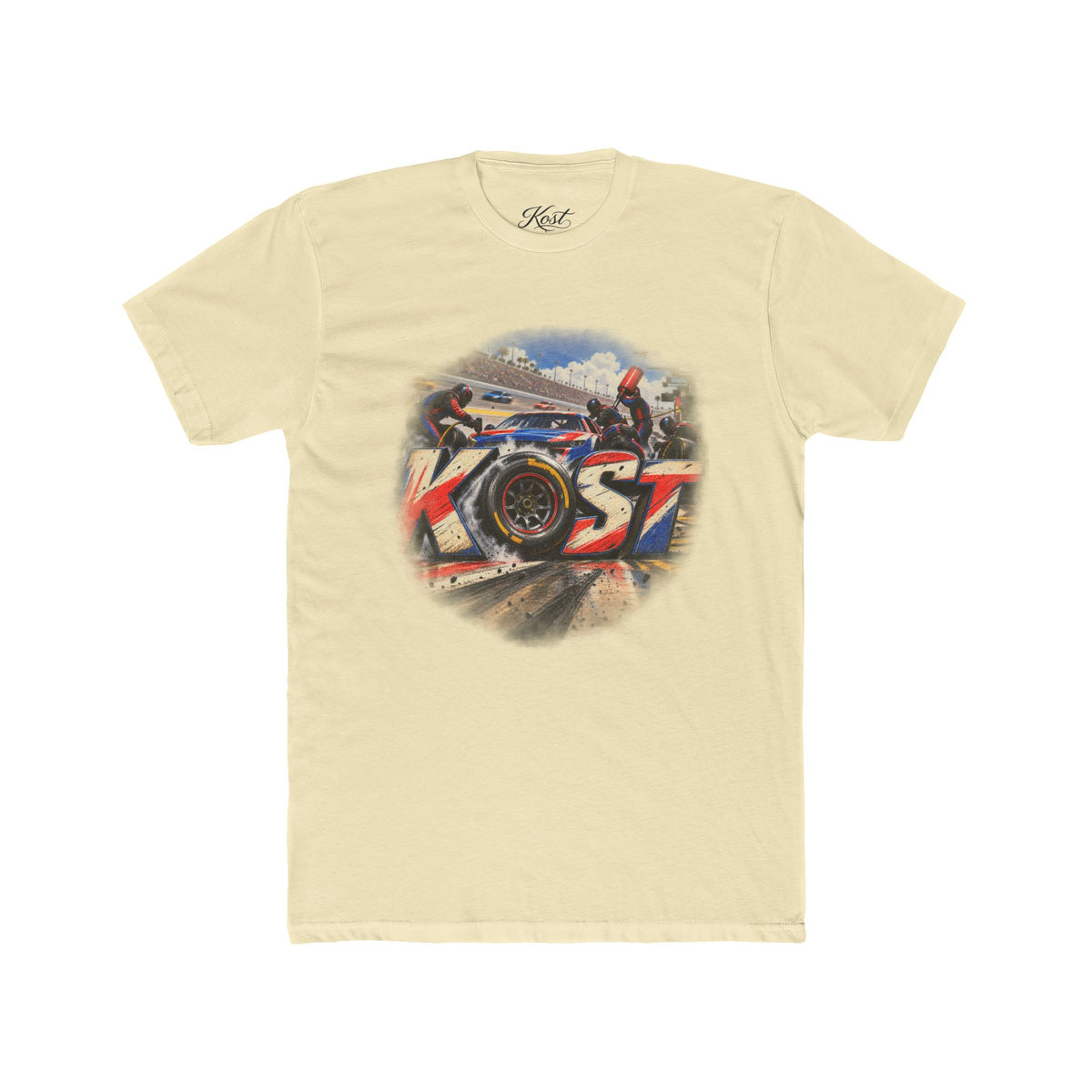 KOST Racing Motorcycle Tee — Vintage Track Bike Graphic Shirt