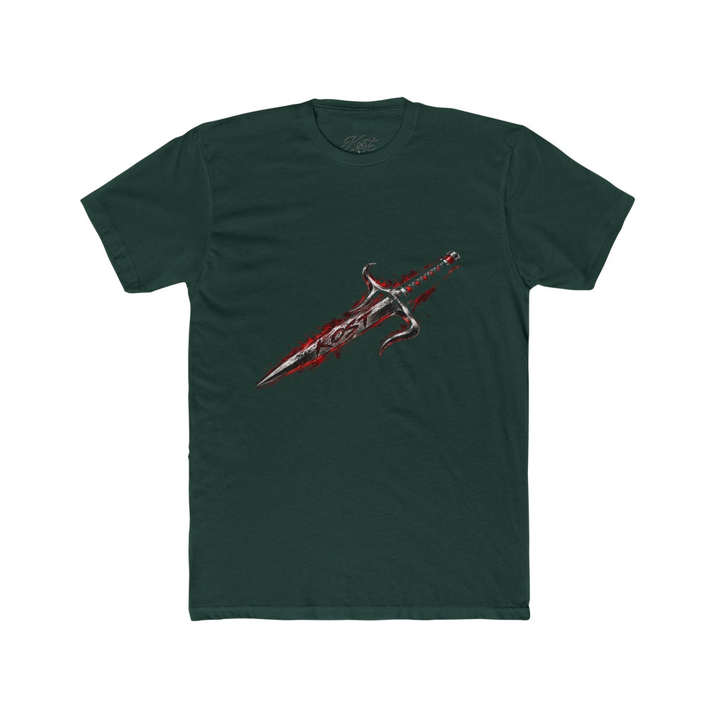 Vintage Sword Graphic Cotton T-Shirt