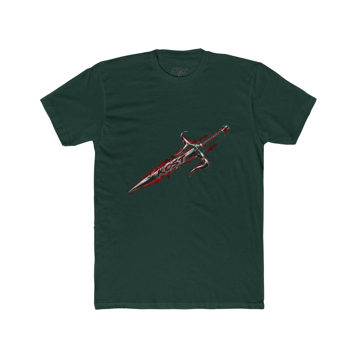 Vintage Sword Graphic Cotton T-Shirt