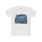 KOST Abstract Blue Graphic Cotton Crew Tee