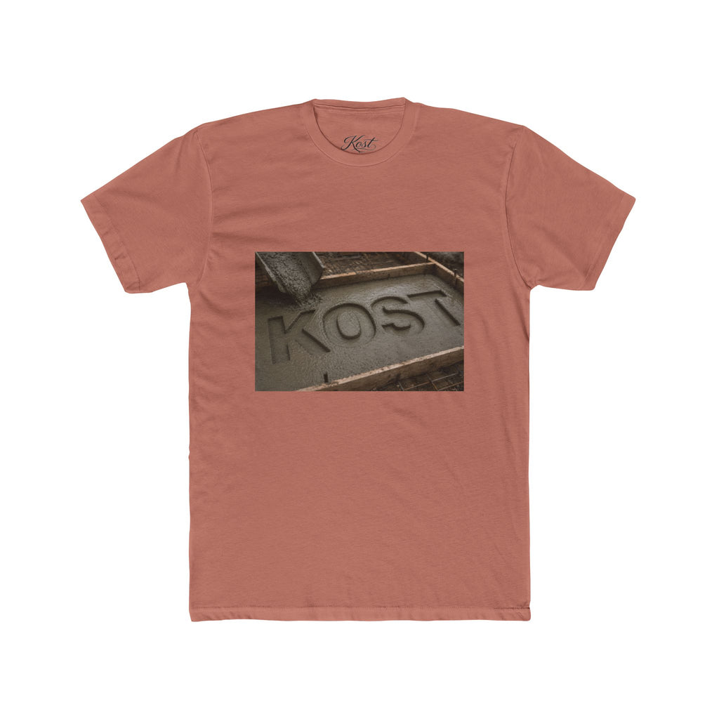 KOST Logo Crew T‑Shirt — Vintage Metalwork Graphic Tee