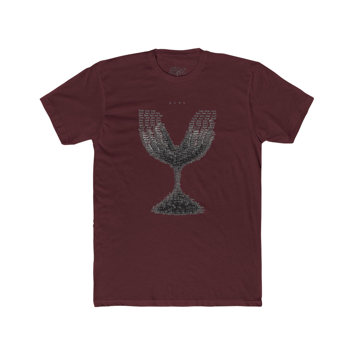 Vintage Wine Glass Graphic T-Shirt
