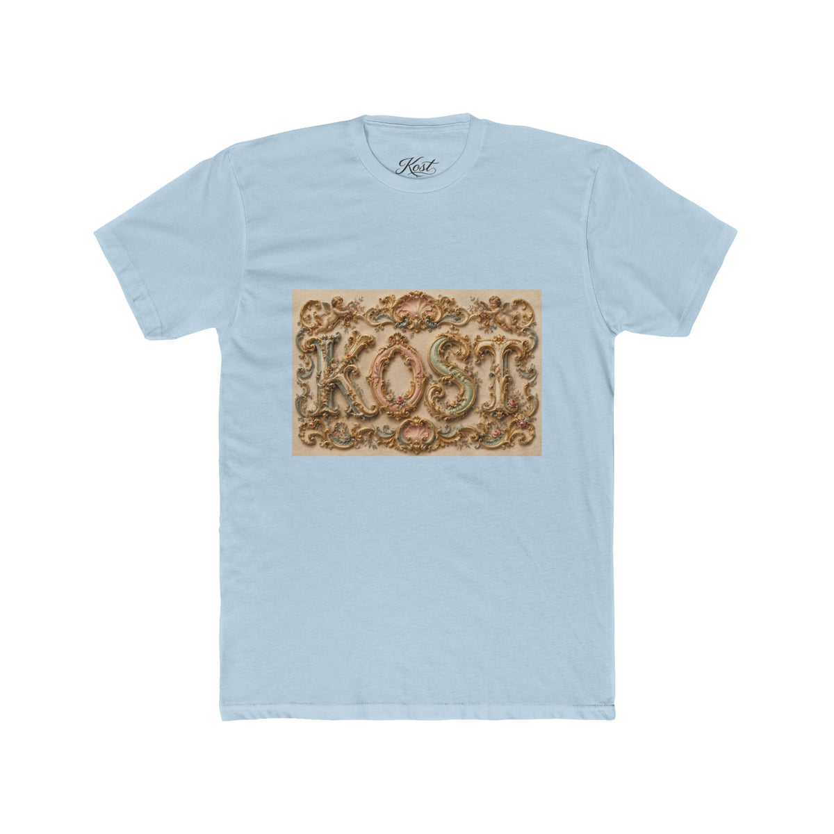 Baroque Ornate Frame T-Shirt — Vintage Gold Rococo Design