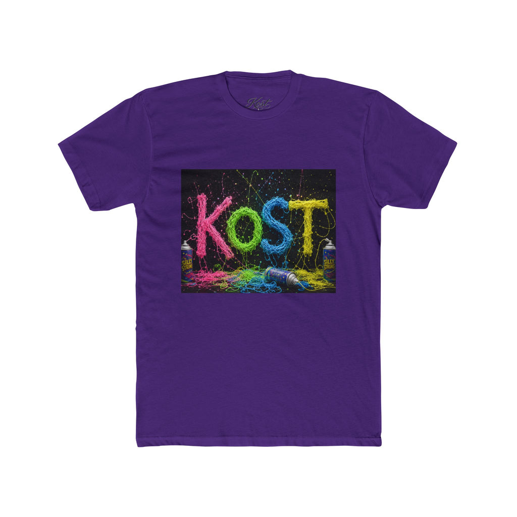 KOST Colorful Abstract Art Cotton T-Shirt