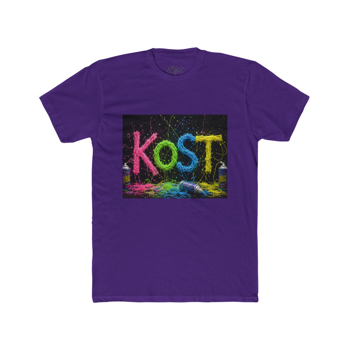 KOST Colorful Abstract Art Cotton T-Shirt