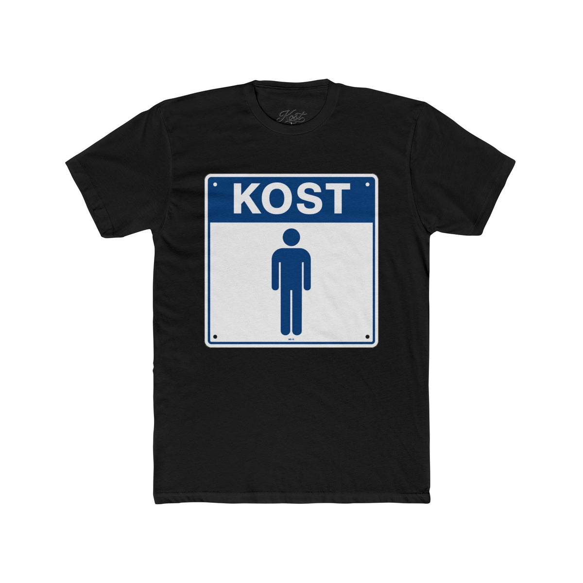 KOST Street Sign T‑Shirt — Retro Blue Icon Tee