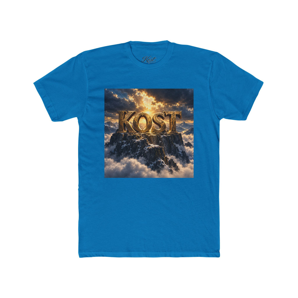 KOST Gold Logo Tee — Cloudscape Graphic T-Shirt