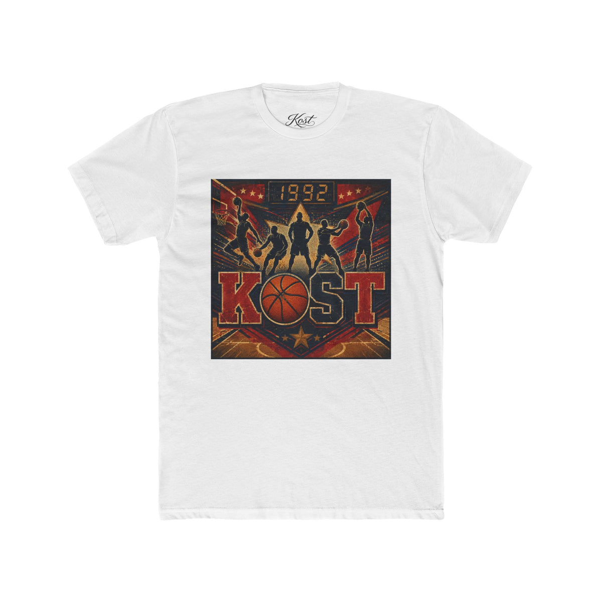 1992 KOST Basketball Team Retro Tee