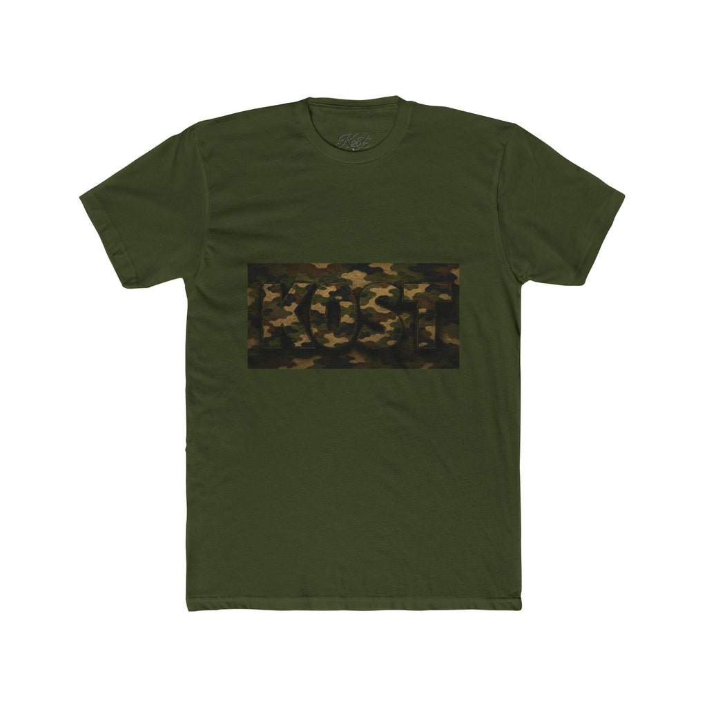 Abstract Camouflage Graphic T-Shirt