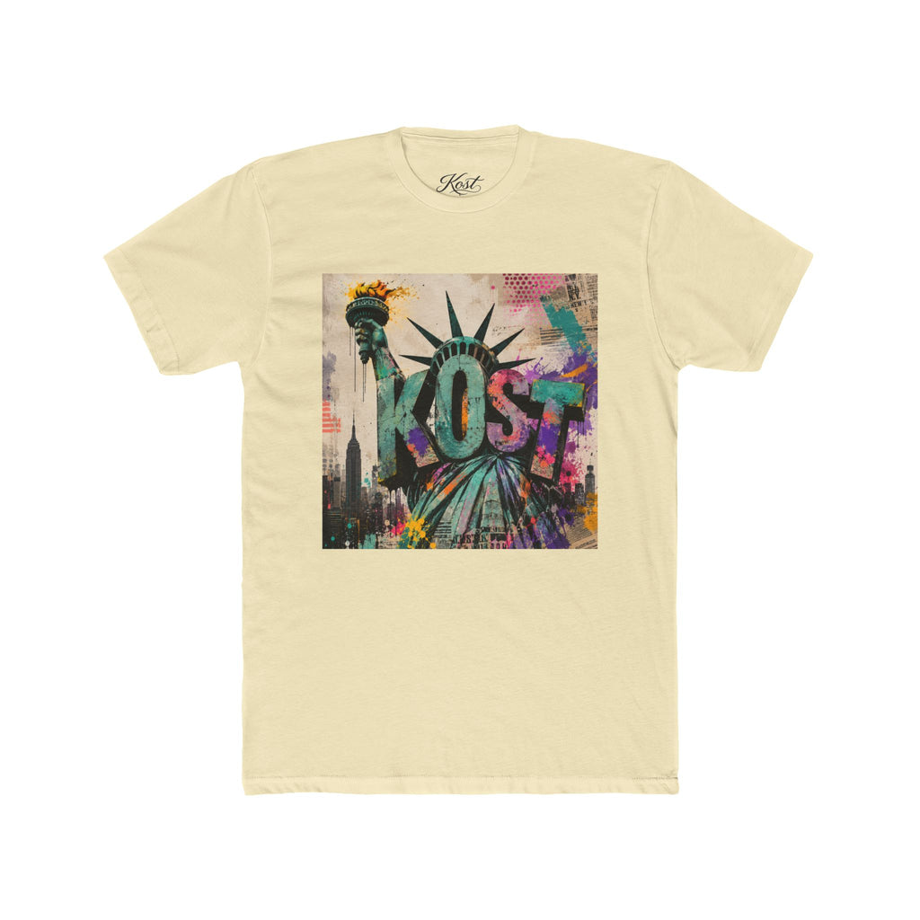 KOST Statue of Liberty Graphic Tee – Colorful NYC Street Art T-Shirt