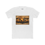 African Safari Sunset T-Shirt - Elephant & Acacia Silhouette Tee