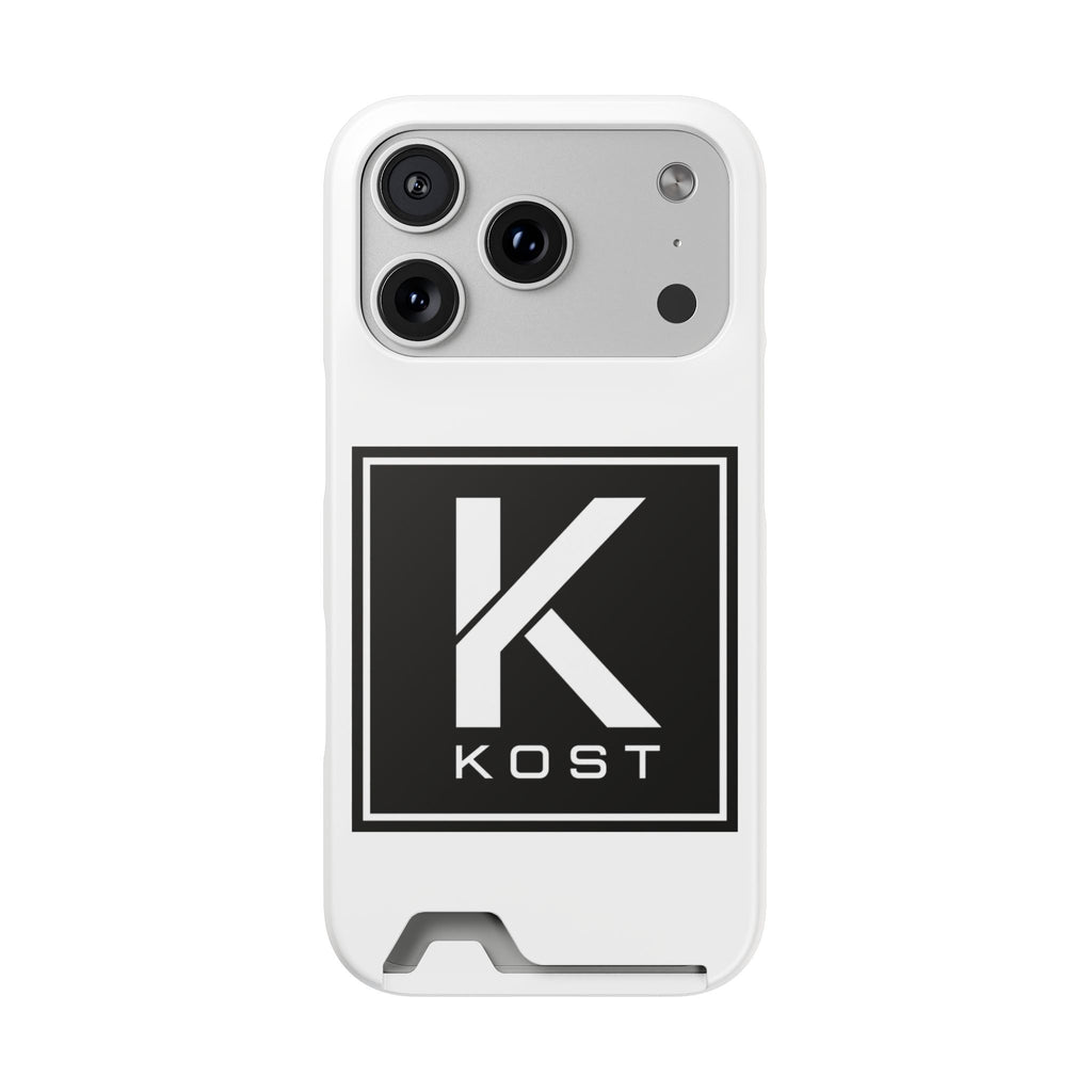 KOST Logo Phone Case with Card Holder