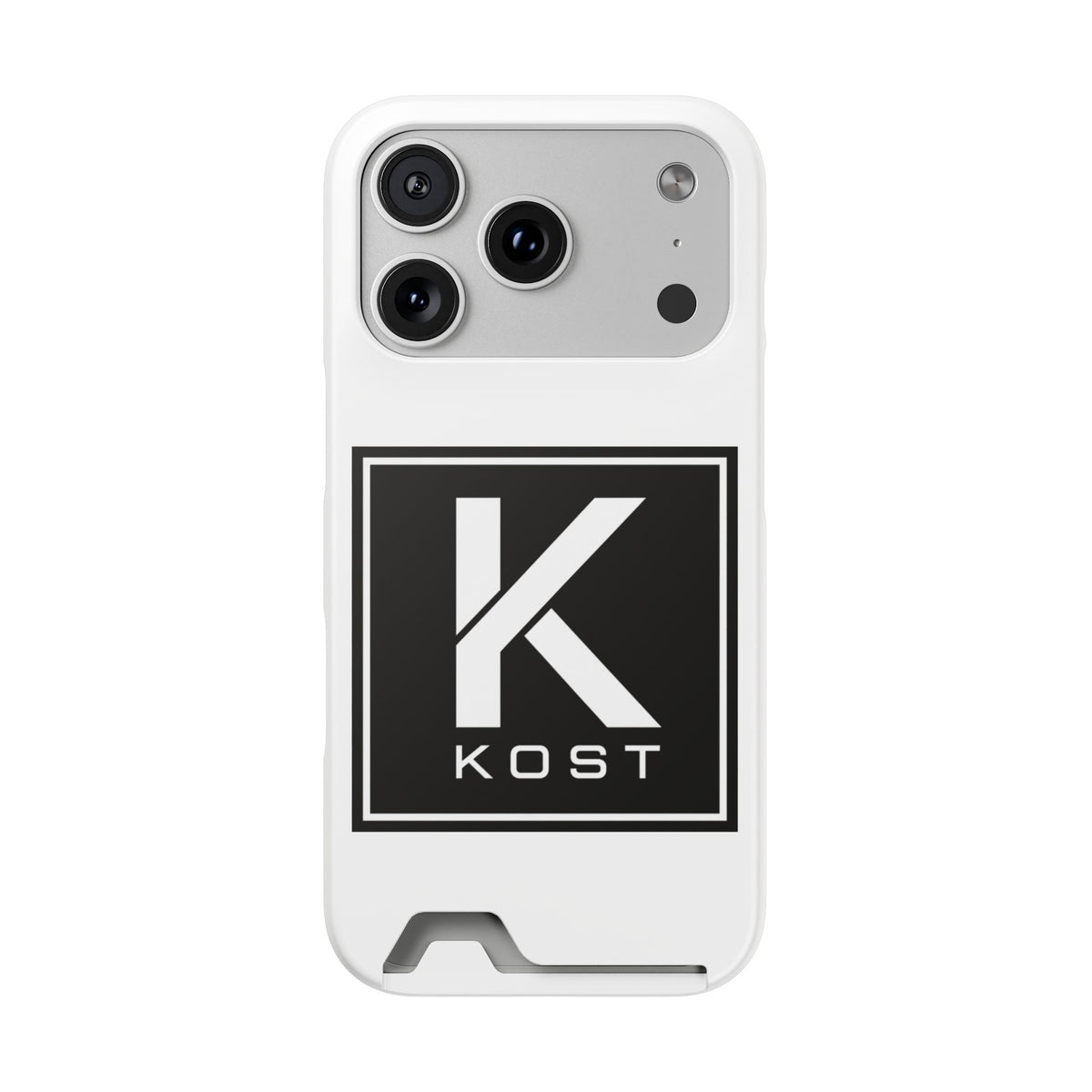 KOST Logo Phone Case with Card Holder