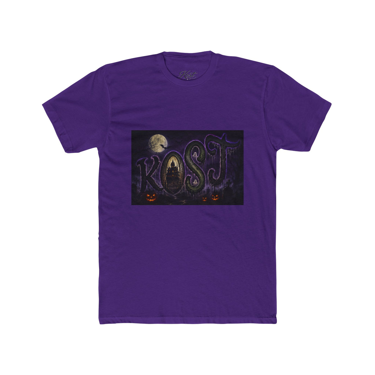 Ghostly 'Frost' Halloween T-Shirt — Spooky Moonlit Typography Tee