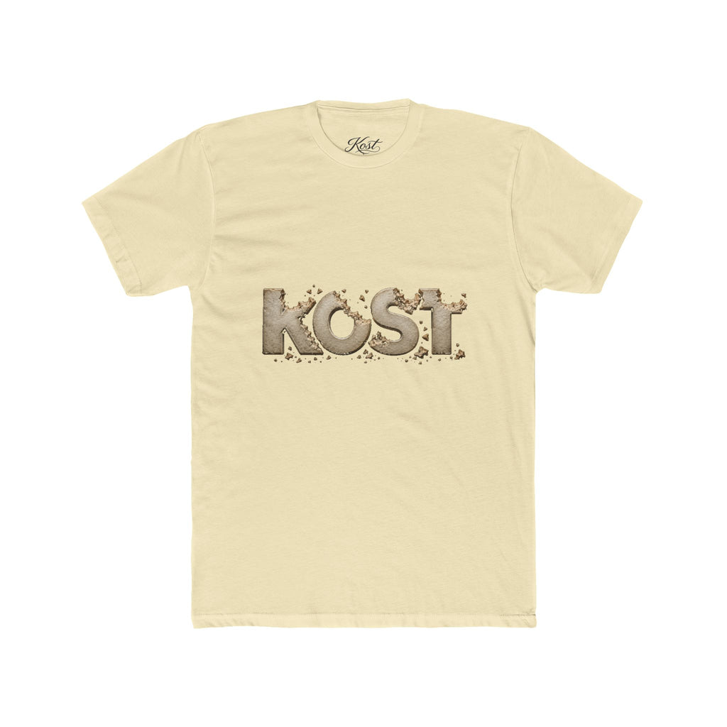 KOST Logo Tee — Distressed Vintage Lettering Cotton T-Shirt