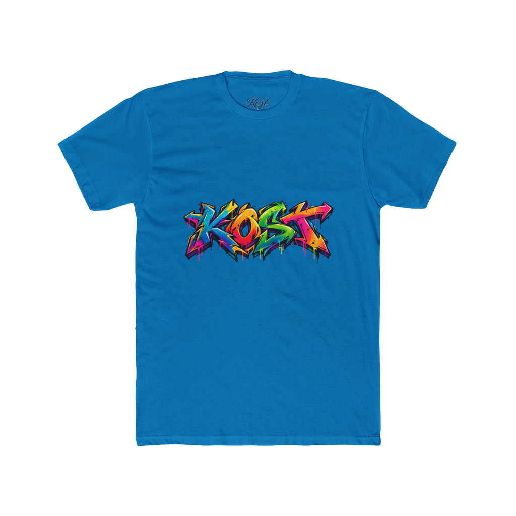 Graffiti 'Kost' Logo Tee — Colorful Streetwear Graphic T-Shirt