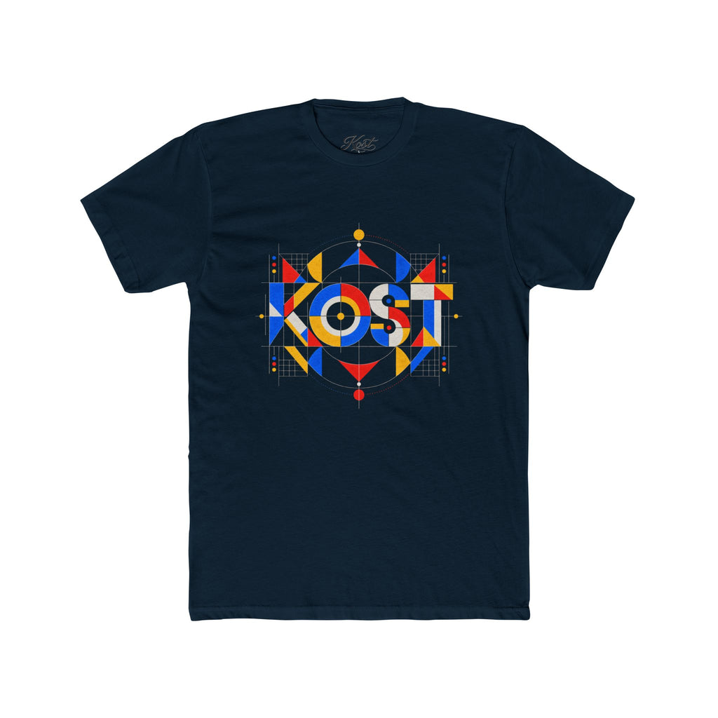 Lost Geometric Tee — Colorful Abstract Graphic T-Shirt