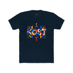 Lost Geometric Tee — Colorful Abstract Graphic T-Shirt