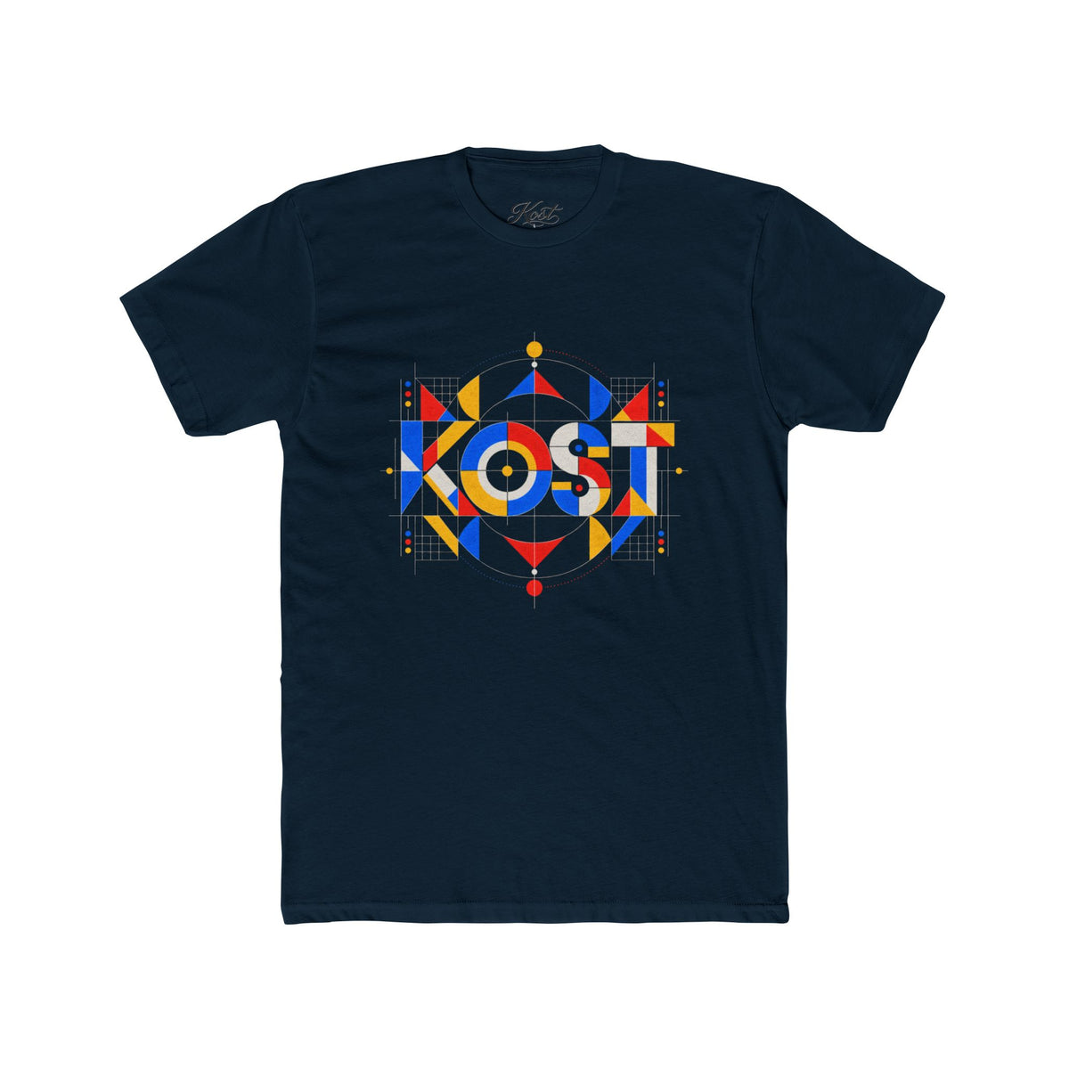 Lost Geometric Tee — Colorful Abstract Graphic T-Shirt