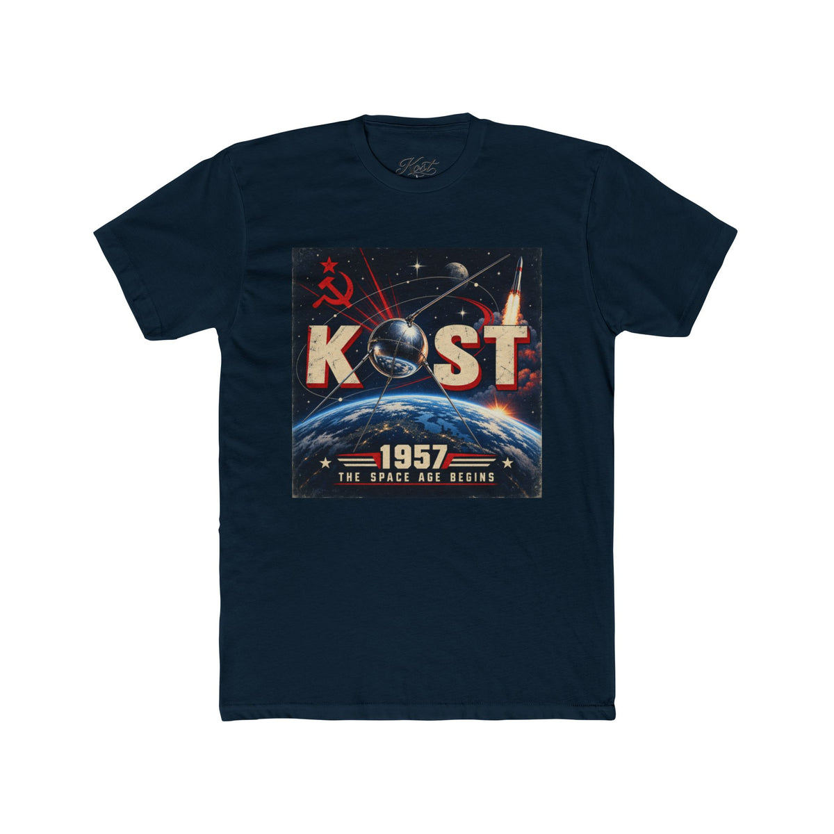Vintage Sputnik 1957 T-Shirt — Retro Space Race Graphic Tee