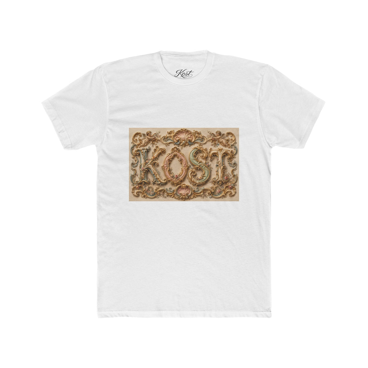 Baroque Ornate Frame T-Shirt — Vintage Gold Rococo Design