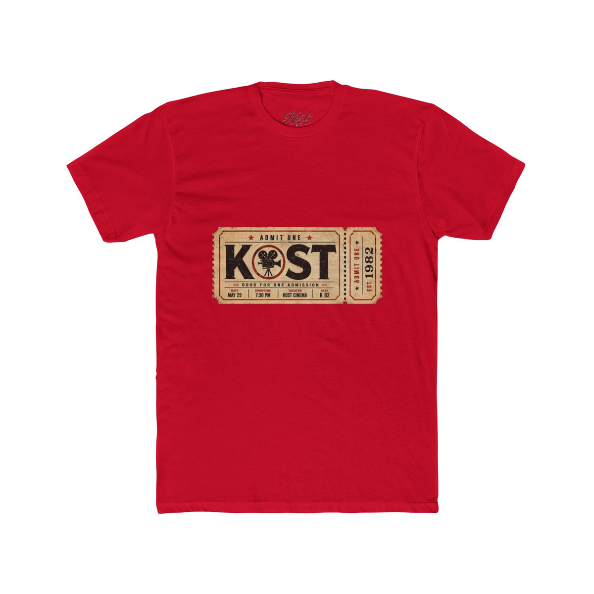 KØST Retro Ticket Graphic T-Shirt