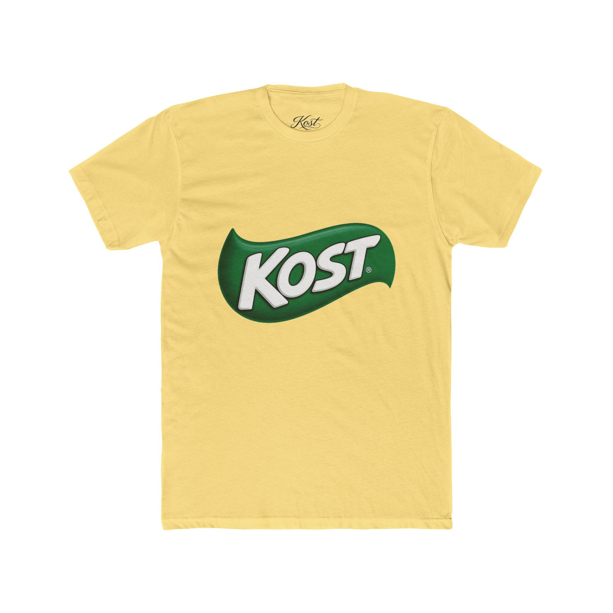 Kost Logo Tee — Retro Green Badge Graphic T-Shirt