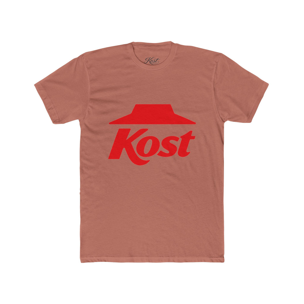 Kost Logo Tee — Retro Red Hat Graphic T-Shirt