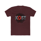 Lost Distressed Graphic Tee — 'LOST' Red & Blue Vintage Smoke Design