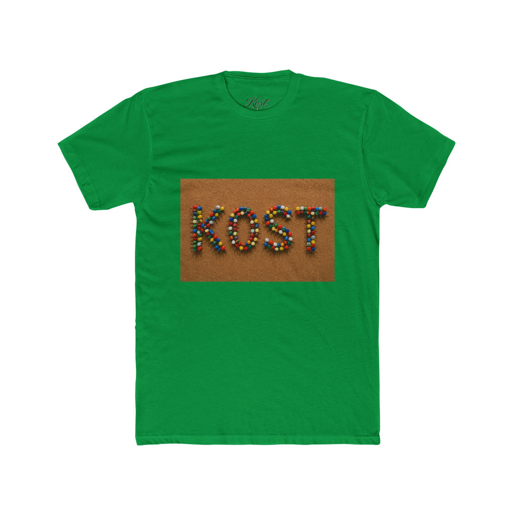 KOST Colorful Beaded Letter Graphic T-Shirt