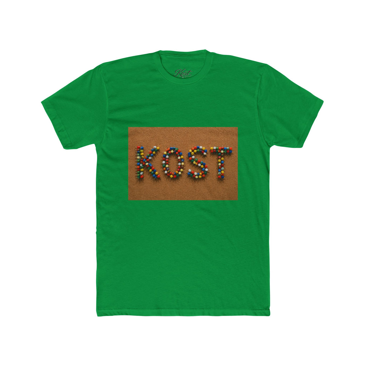 KOST Colorful Beaded Letter Graphic T-Shirt