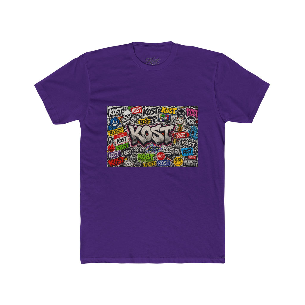 KOST Graffiti Logo Crew T‑Shirt — Urban Streetwear Graphic Tee