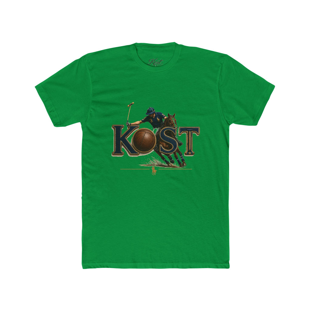Polo Player 'KOST' Graphic Tee — Vintage Equestrian Polo Shirt