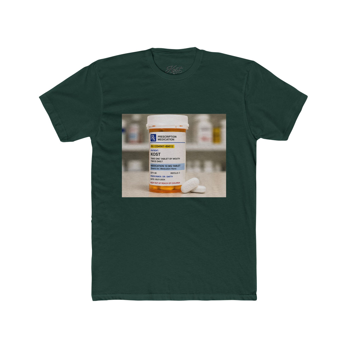 Prescription Bottle Graphic T-Shirt