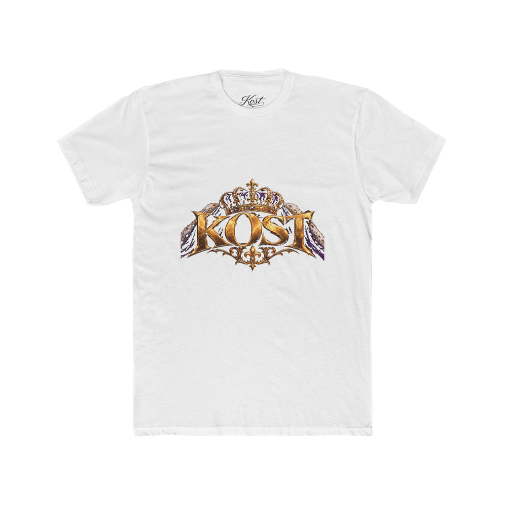 KOST Crown Logo T‑Shirt — Vintage Gold Crest Graphic Tee