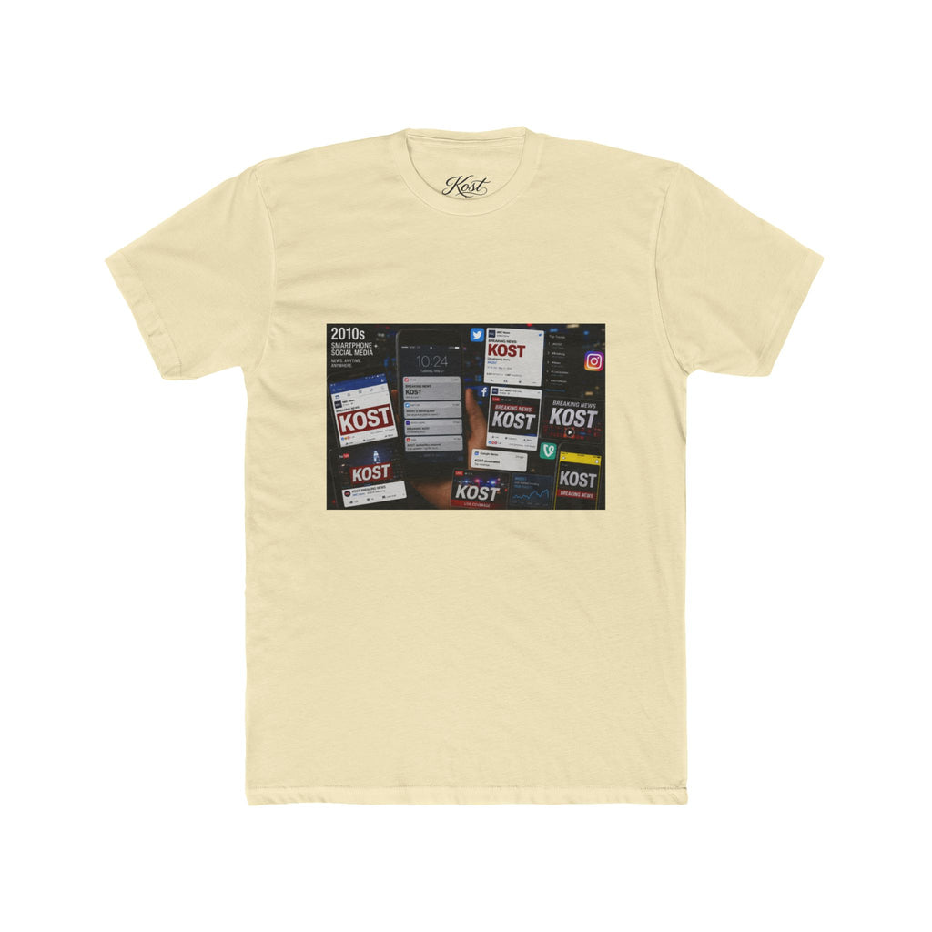 KOST Sticker Collage Tee — Vintage Radio Station Graphic T-Shirt