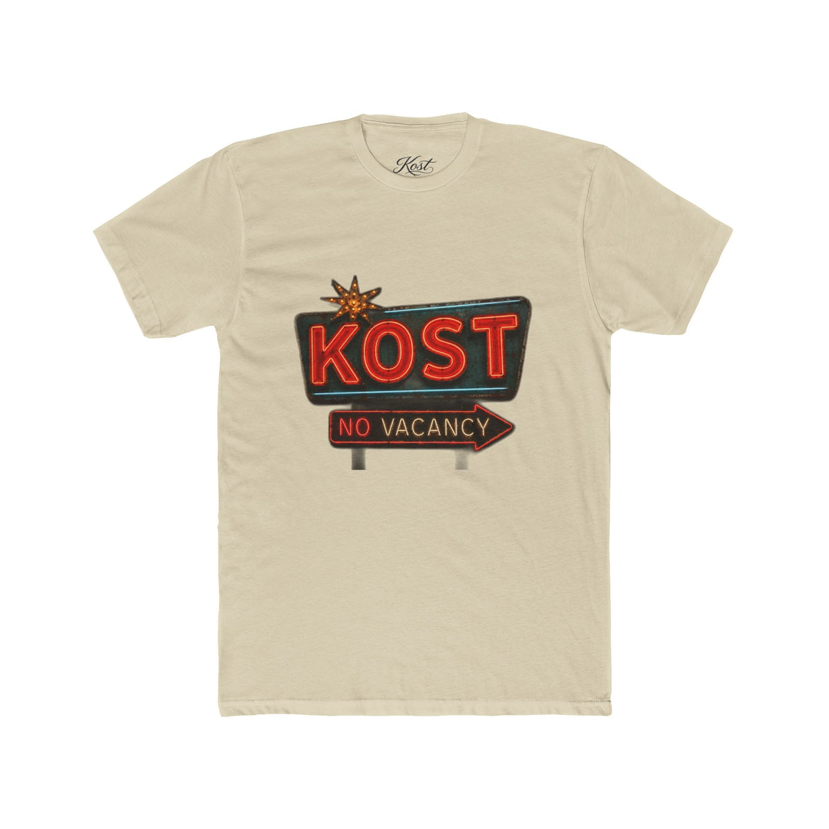 KOST No Vacancy Retro Motel Sign T-Shirt