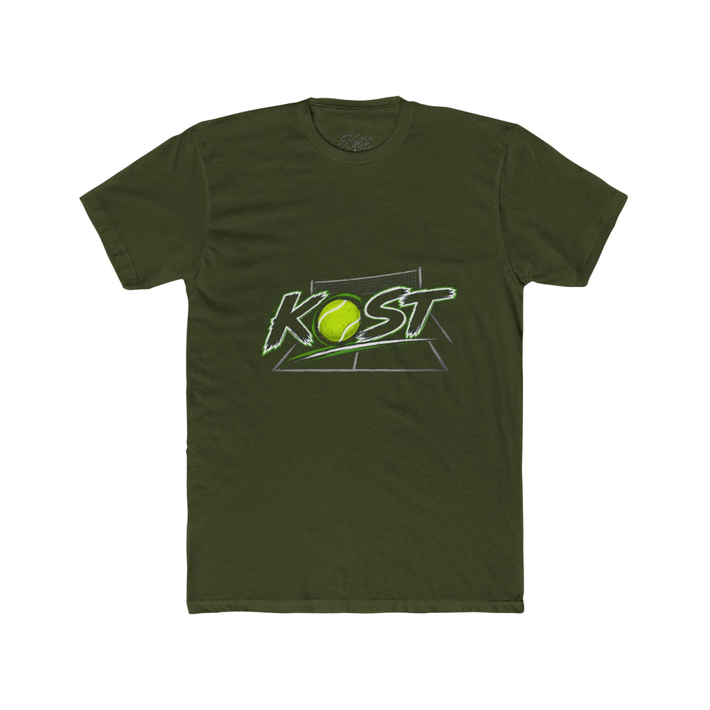 Tennis Tee — 'KOST' Graphic Cotton Crew Shirt