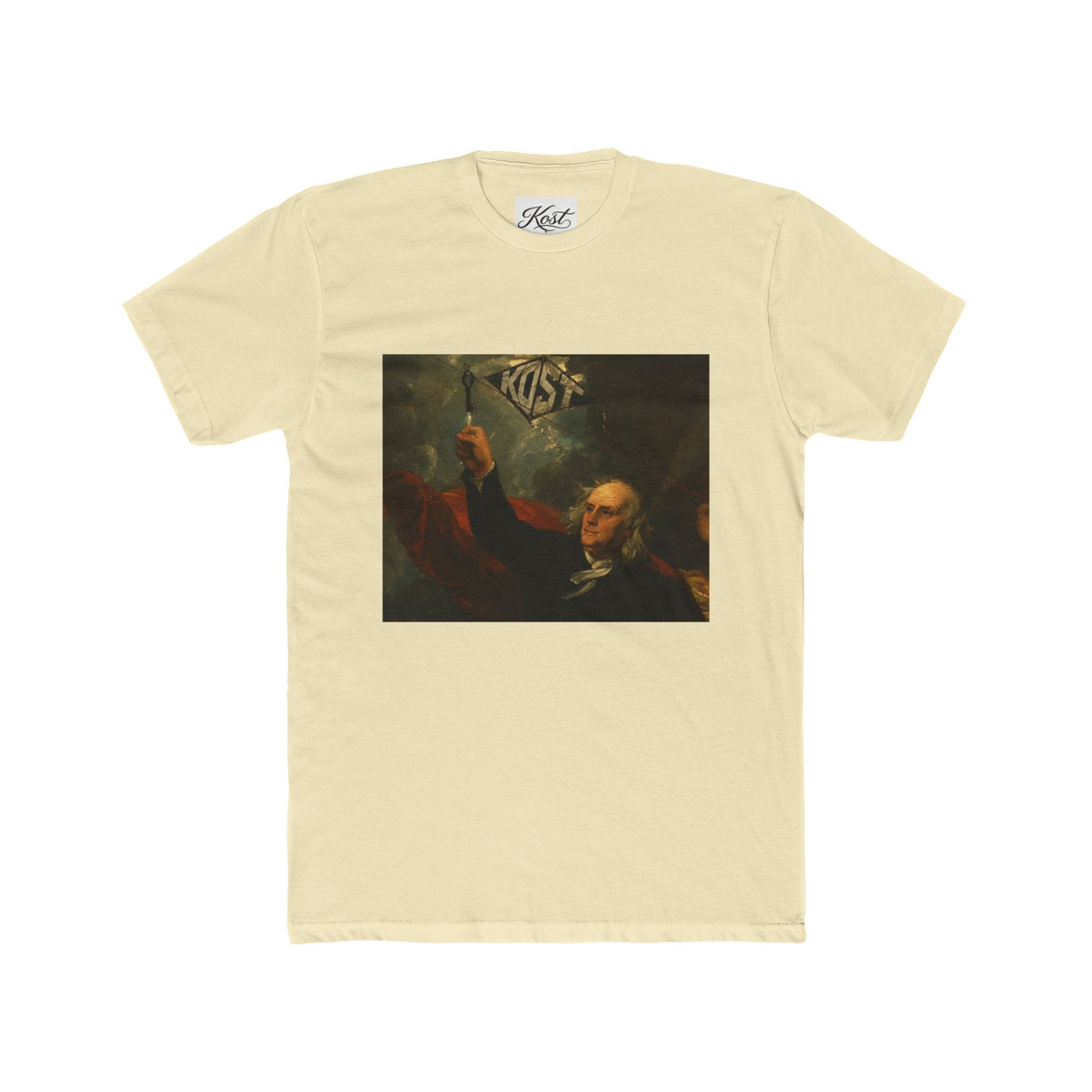 Vintage Revolutionary Portrait Tee — 'Kiss' Graphic Cotton T-Shirt
