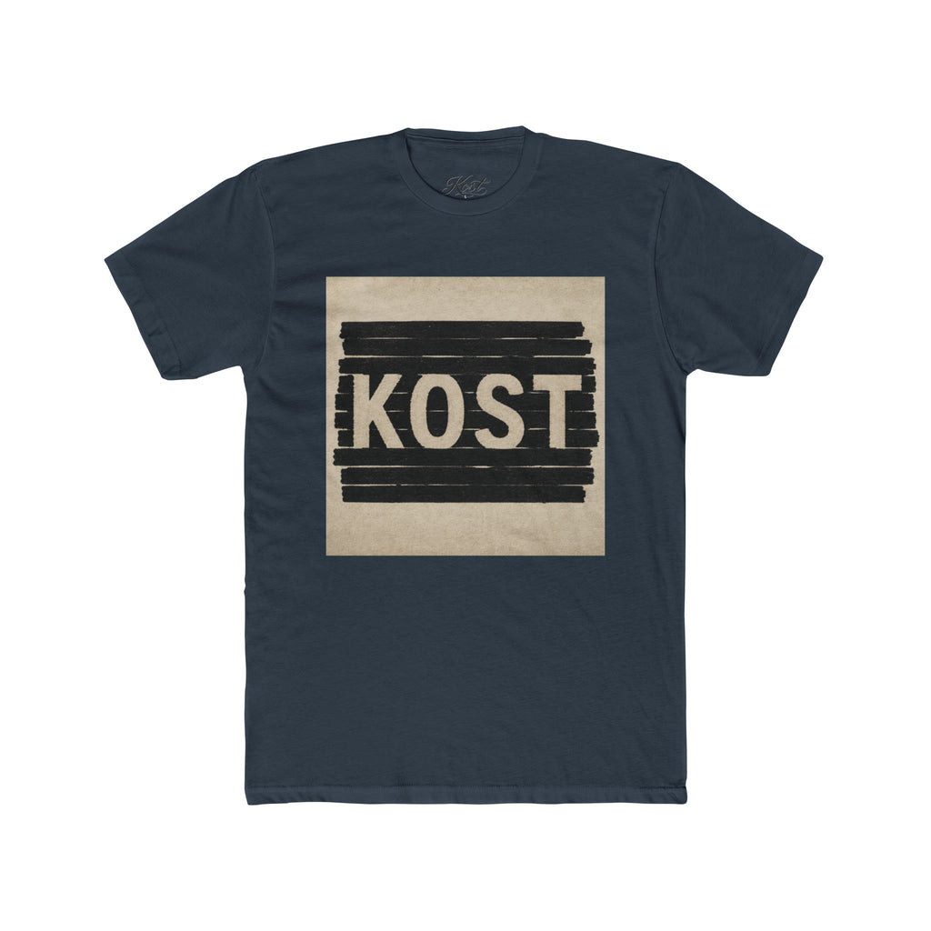 KOST Graphic Tee – Vintage Block Logo Cotton T‑Shirt