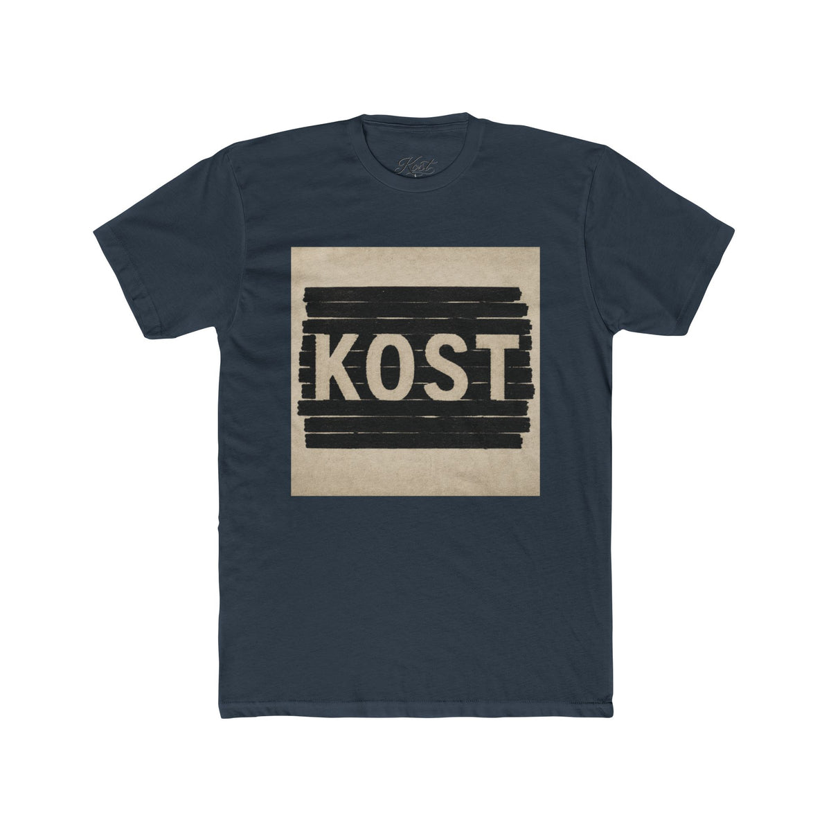 KOST Graphic Tee – Vintage Block Logo Cotton T‑Shirt