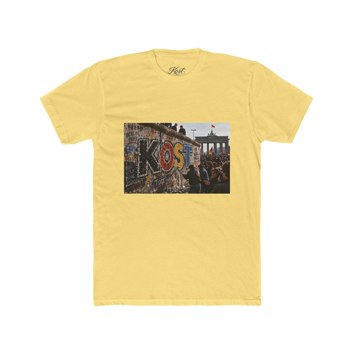 Berlin Wall Photo Tee — 'KOST' Street Art Crew Shirt