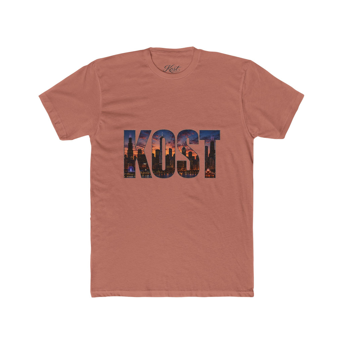 KOST City Skyline Tee — Urban Nightscape Graphic T-Shirt