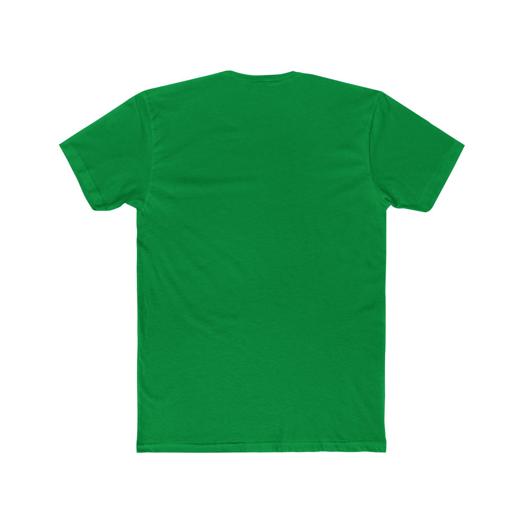 KOSI Retro Outline Logo Tee — White Cotton Crew T-Shirt