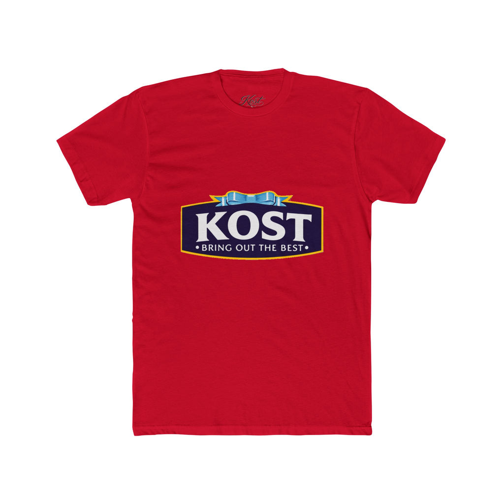 KOST Logo Tee — 'Bring Out The Best' Retro Badge Cotton T‑Shirt