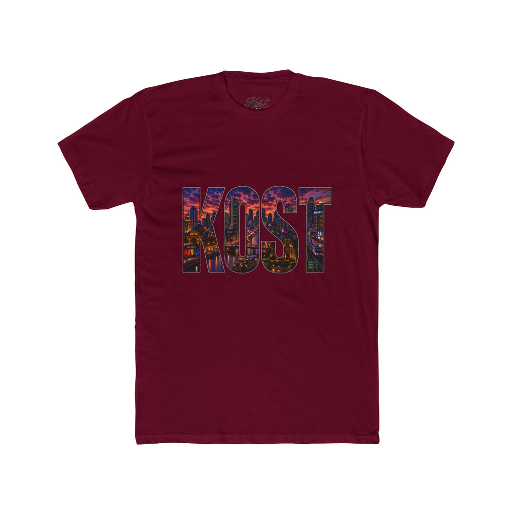 KOST Cityscape Graphic Tee — Bold Lettering Urban Skyline T-Shirt