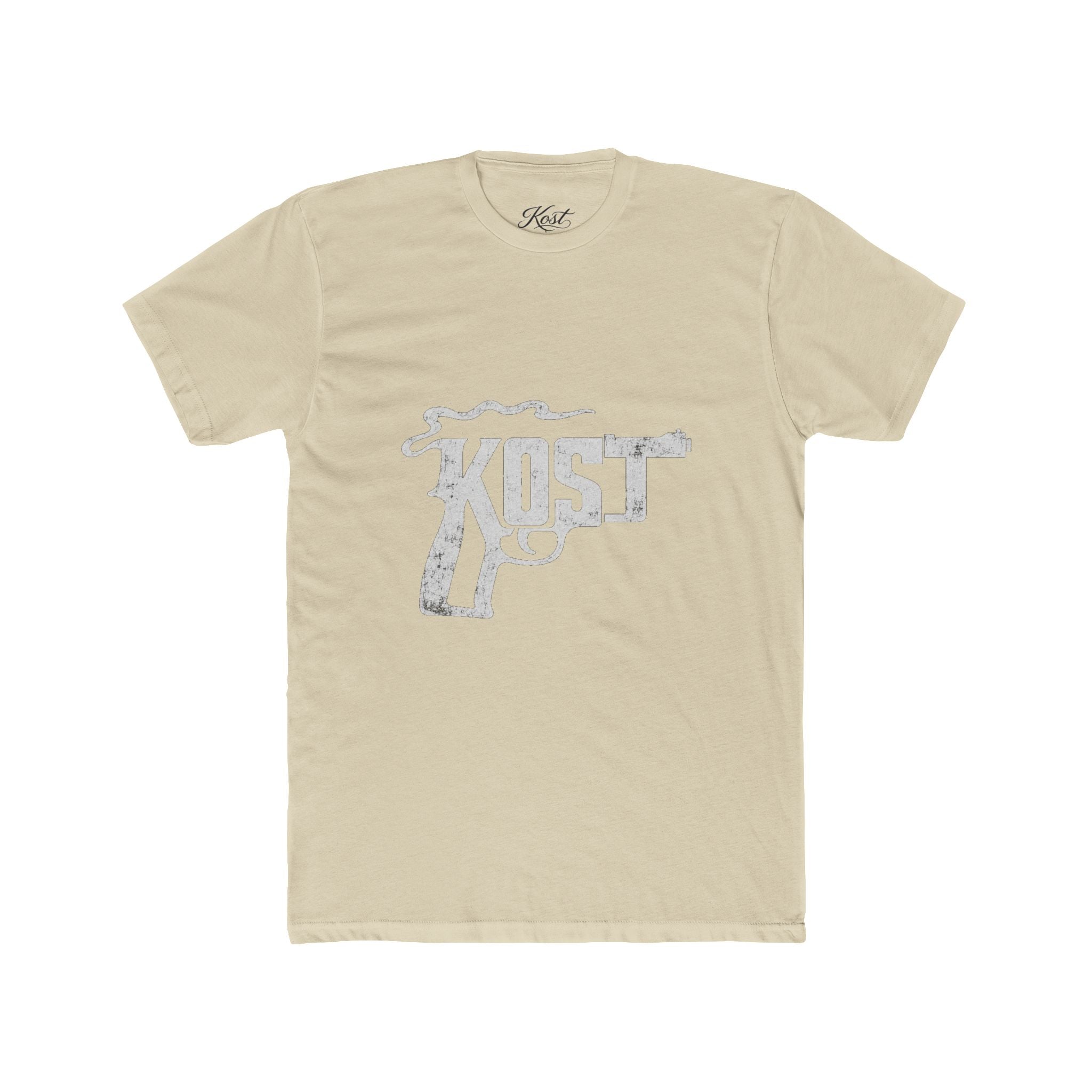 Kost Revolver Graphic Tee — Vintage Gun Logo T-Shirt